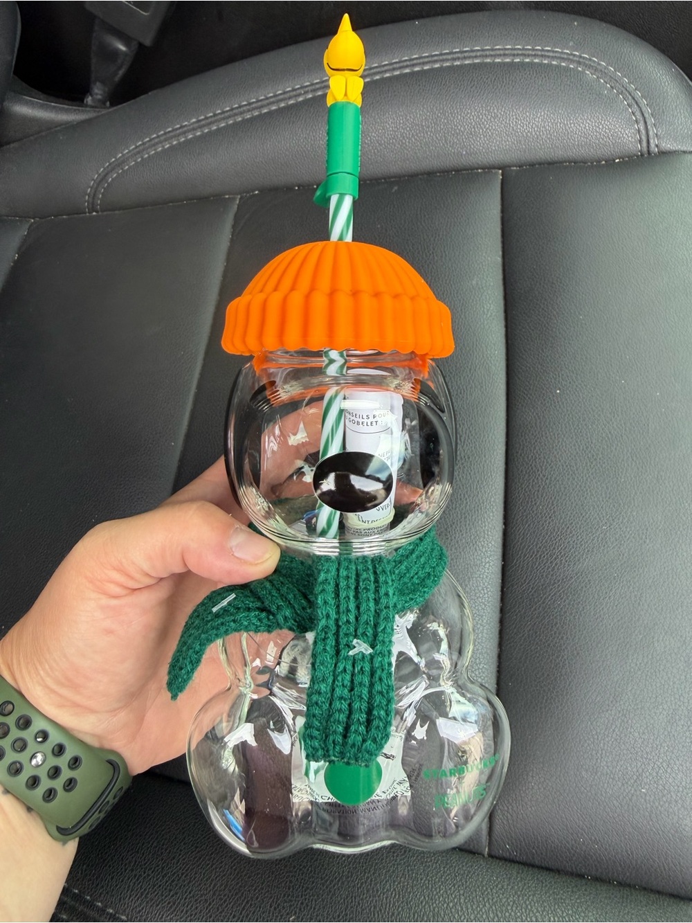 Starbucks Snoopy Glass Cup